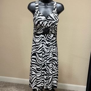 Zebra Print Tank Dress